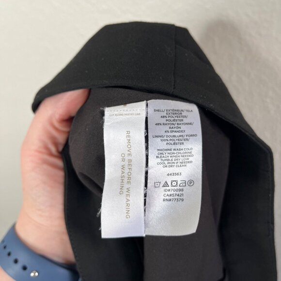 Bundle of 2 Ann Taylor Black and Navy Pencil Skirts Size 6 Business Professional - Picture 12 of 12